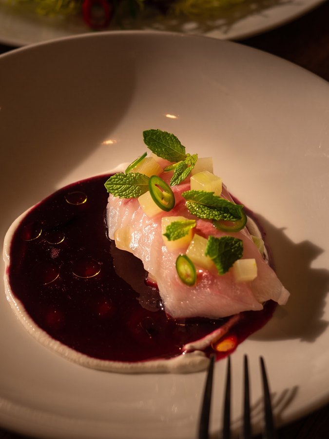 Japanese Hamachi Crudo